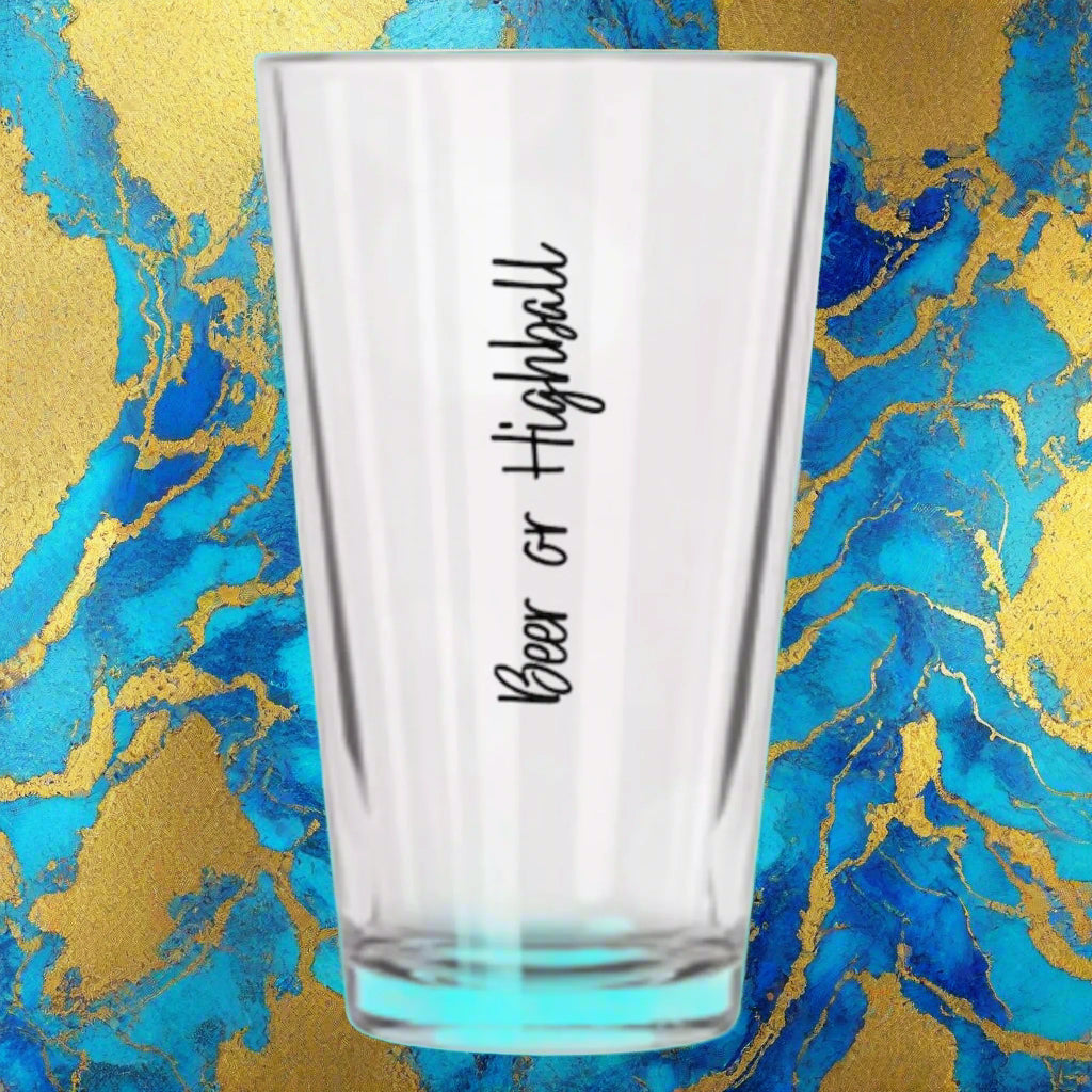 Beer or Highball glass - to personalize