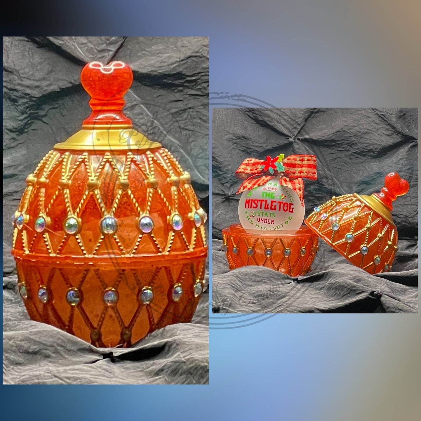Decorative Egg with Ornament