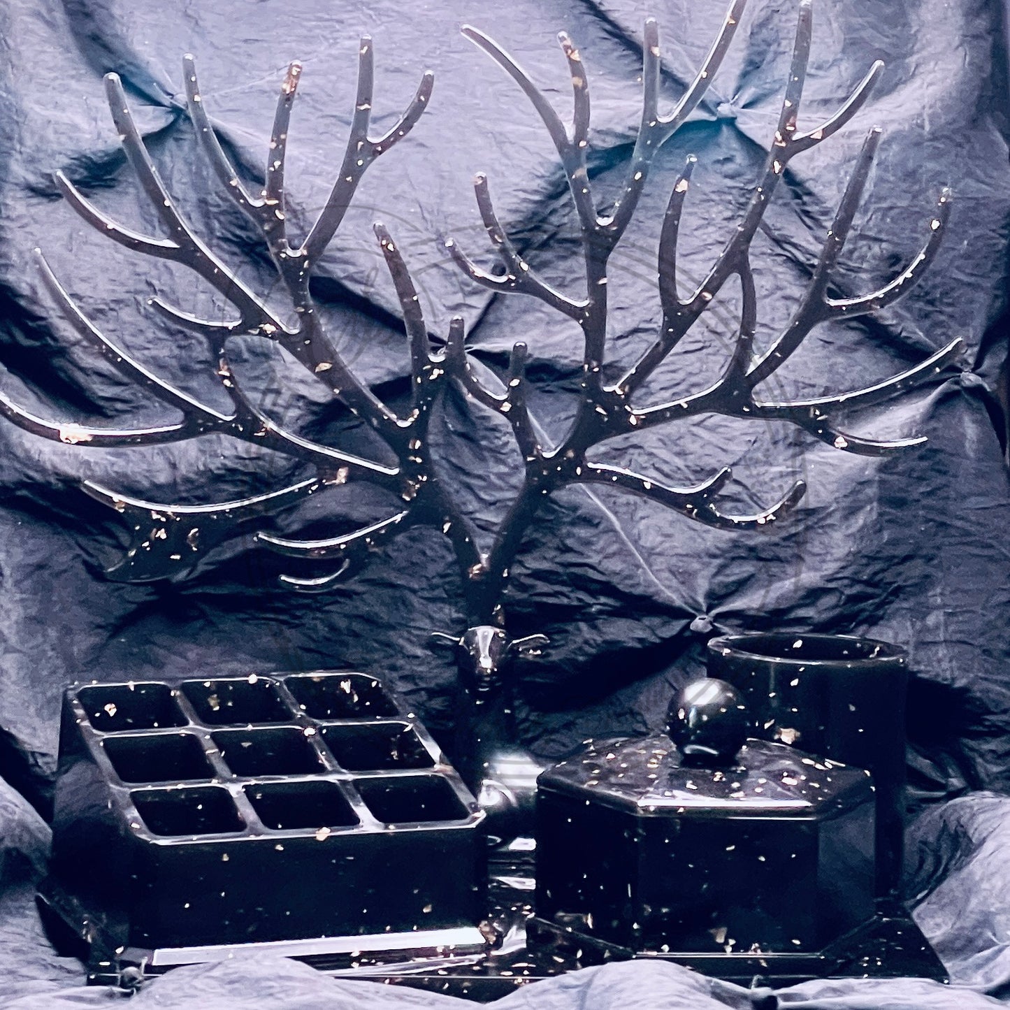 Decorative Deer Jewelry holder set