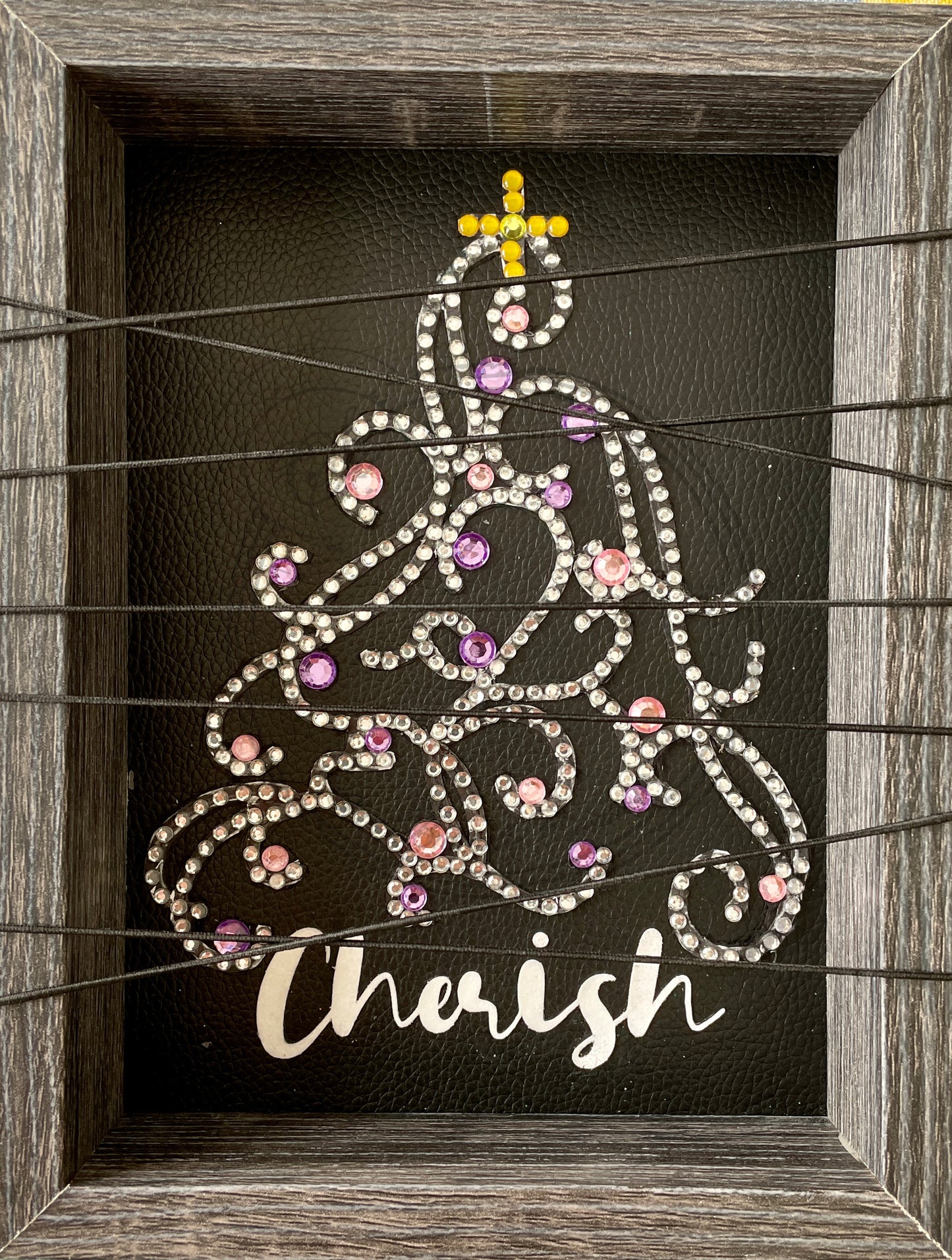 Decorative Xmas tree open frame