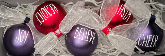 Set of 5 - Small RD Ornaments