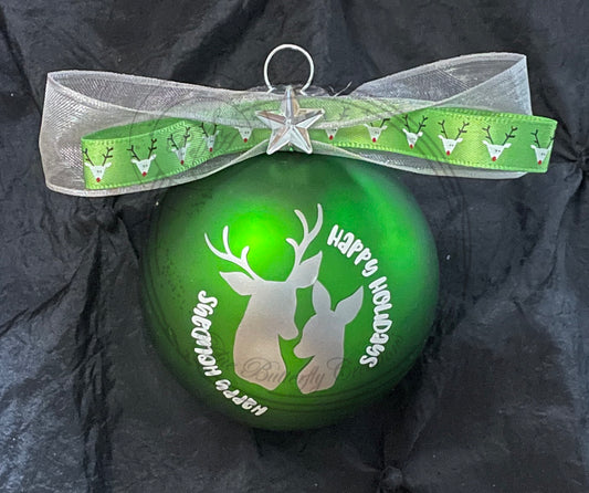 Buck and Doe Ornament