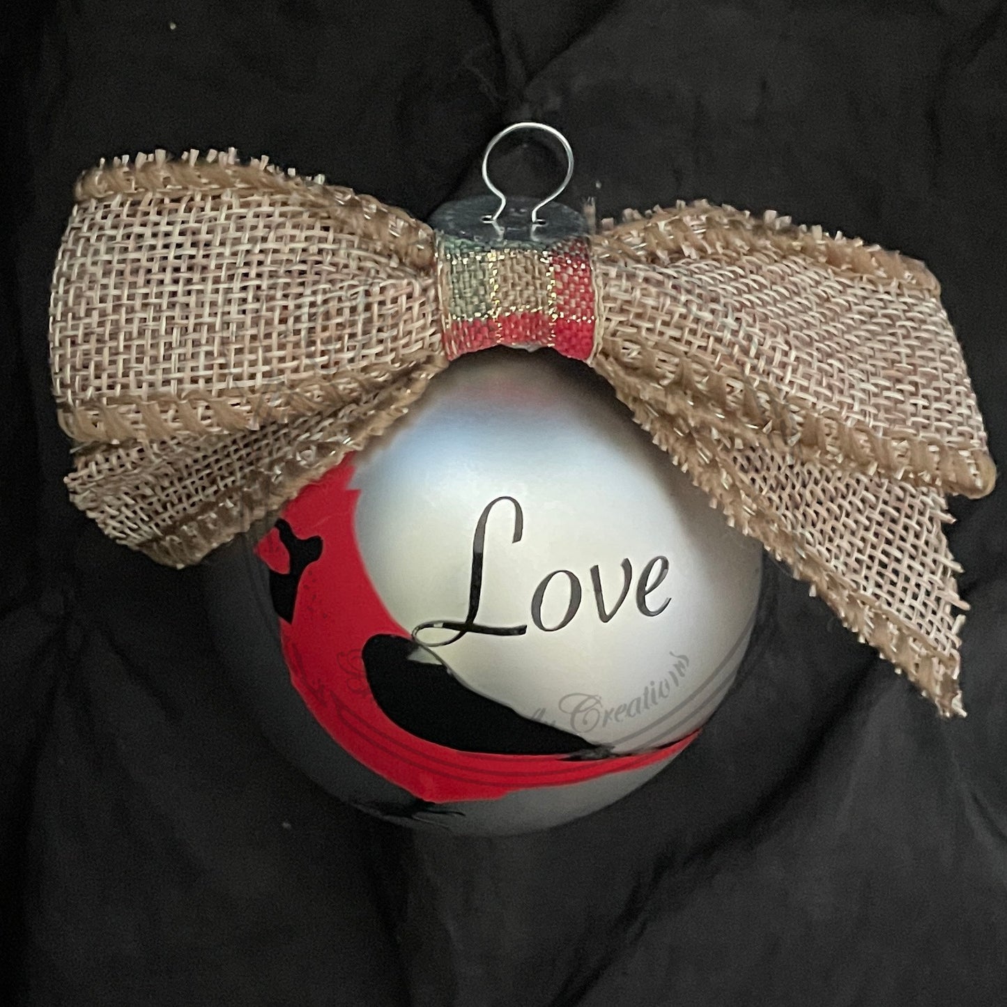 Cardinal Love Ornament
