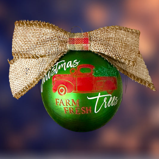 Farm Fresh Tree Car Ornament