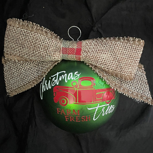 Farm Fresh Tree Car Ornament