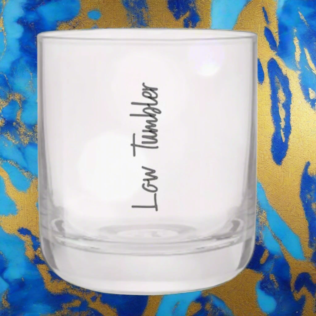 Low Tumbler glass - to personalize