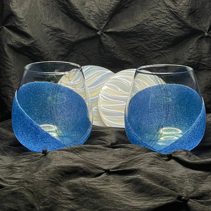 Drinkware - Stemless wine glasses set