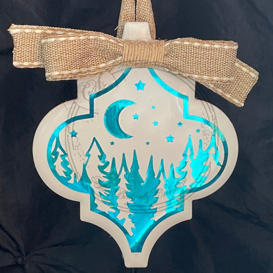Tile Ornament - Moon Forest