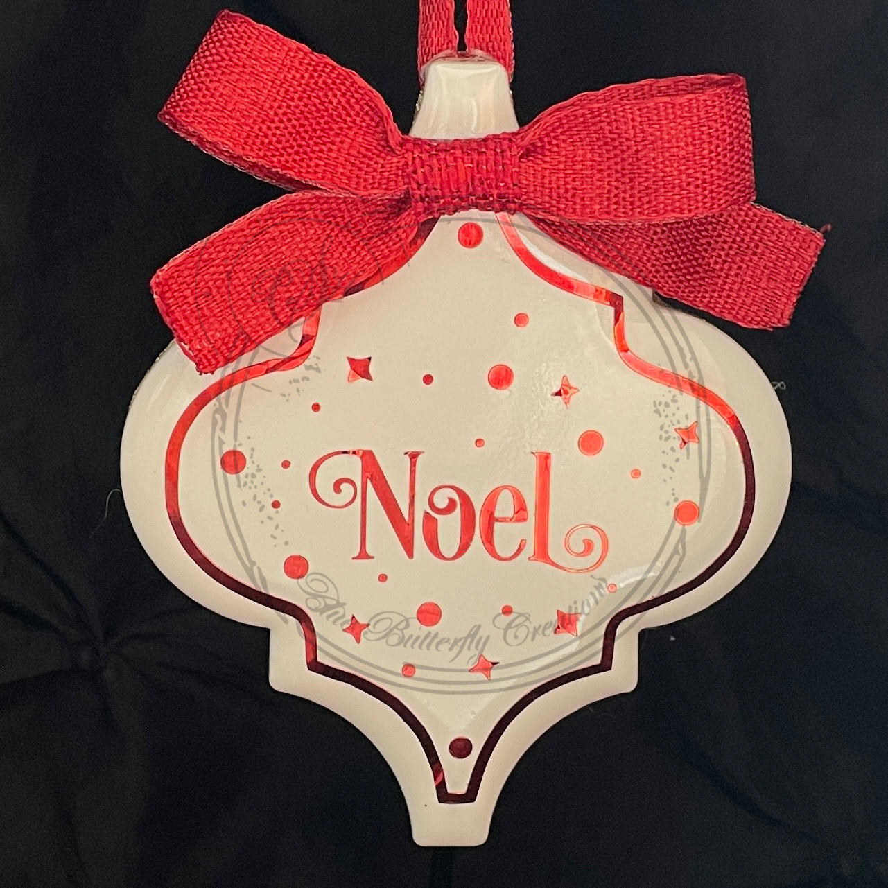 Tile Ornament - Noel