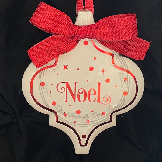 Tile Ornament - Noel